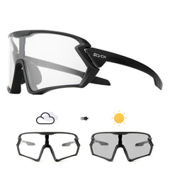 SCVCN Photochromic Cycling SunGlasses Men Road Mountain Running
