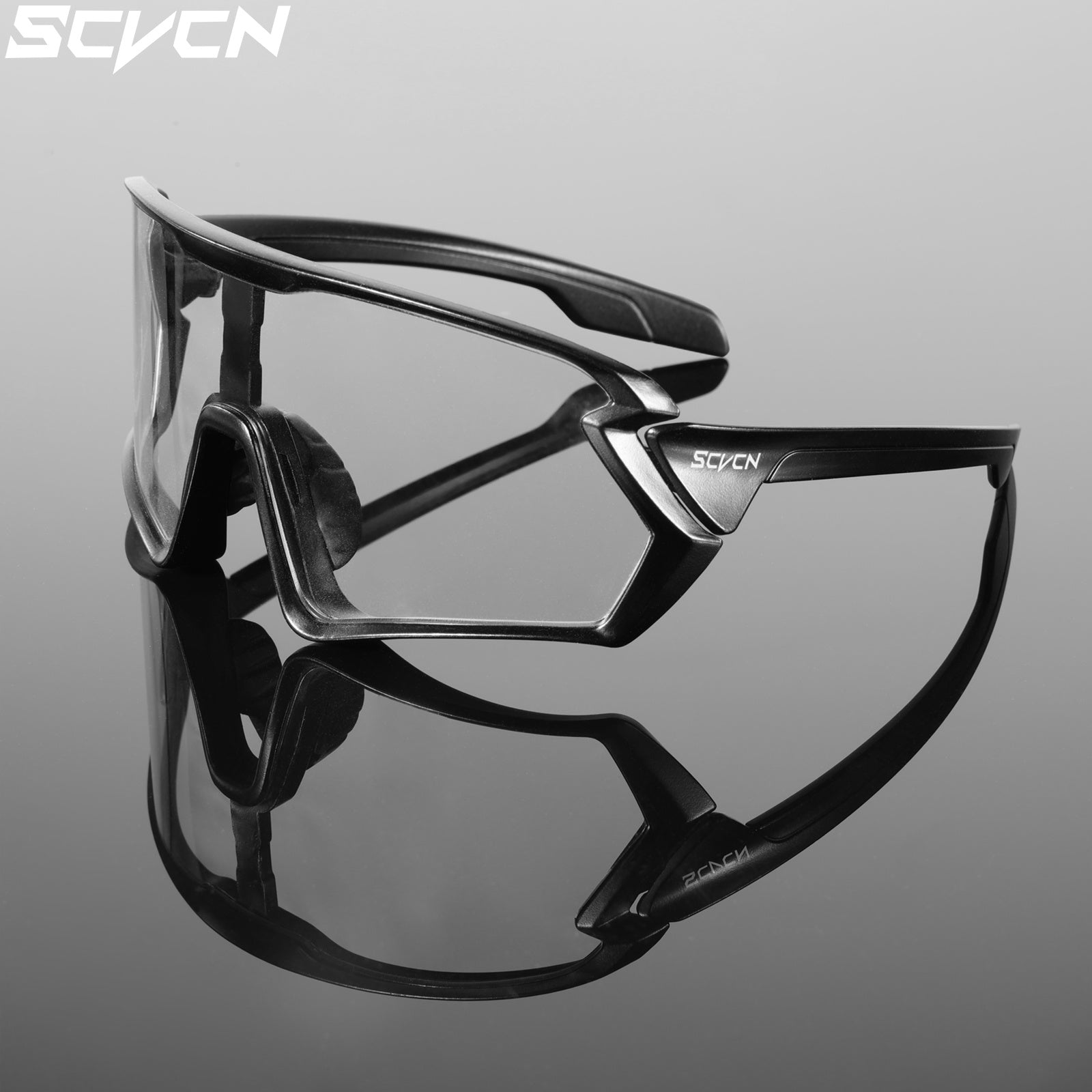 SCVCN Photochromic Cycling SunGlasses Men Road Mountain Running