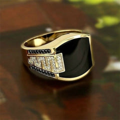 Men's Wide Face Hip Hop Ring
