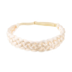 Twist Braided Wig Headband Synthetic Hair Hoop for Women