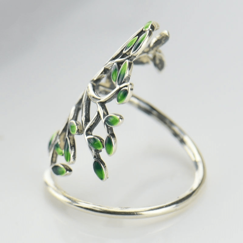 Eternal Tree Of Life Adjustable Ring Vintage Statement Jewelry