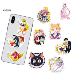 50pcs Anime Girl Stickers for Phones Water Bottles Notebooks
