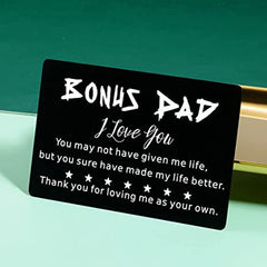 Dad Engraved Card Wallet Clip For Father's Gift