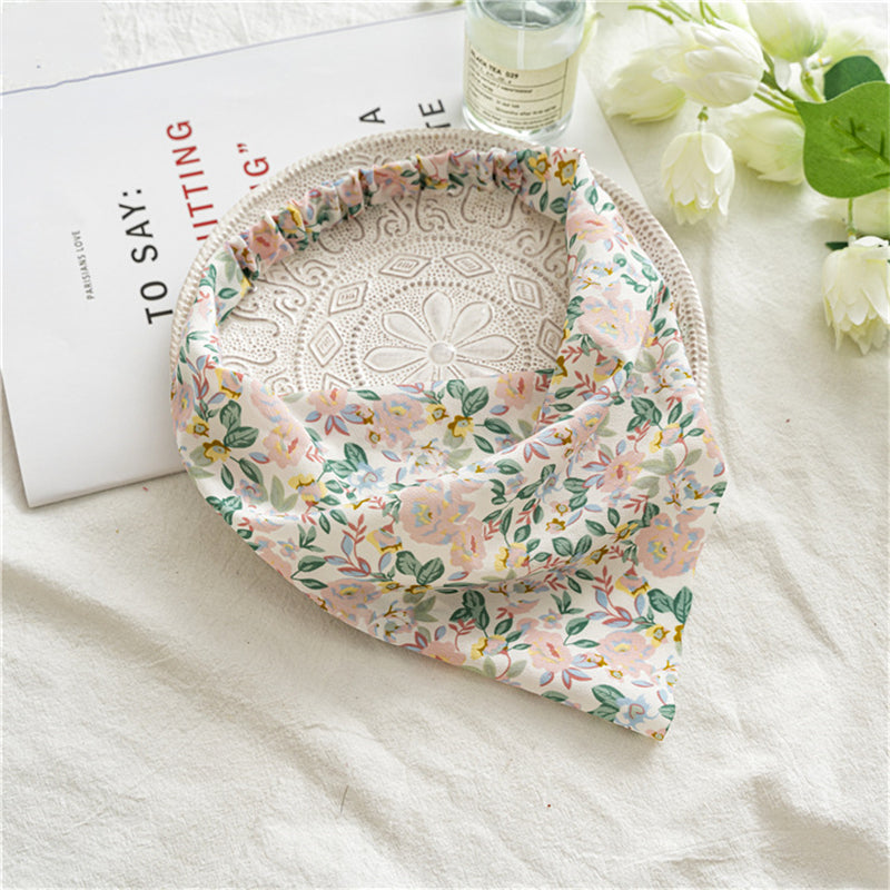 Floral Elastic Hair Scarf Headbands Turban Bandana Headbands Boho Scarf