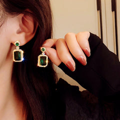 Zircon Jewelry Set Pendant Necklace Earrings Ring