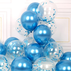 16pcs Sequin Metal Balloon Party Decoration Pack