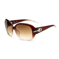 Vintage Oval Frame Oversized Sunglasses UV Protection Sunshade Eyewear Women