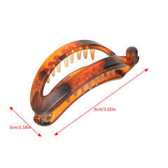 Solid Banana Clip Casual Hair Clips Women Girls Hair Styling Accessories