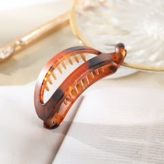 Solid Banana Clip Casual Hair Clips Women Girls Hair Styling Accessories
