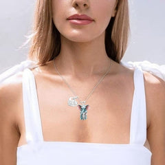 Elephant Pendant Necklace Lovely Heart Letter Butterfly Mothers
