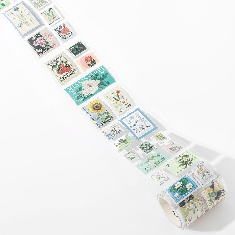 Retro Stamp Postage Stickers for Frames Journaling Scrapbook Supplies