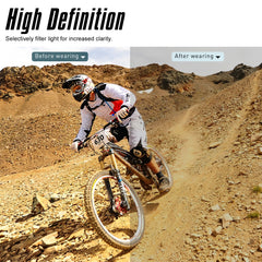 SCVCN Sports Men's Cycling Sunglasses Windproof Riding Eyewear