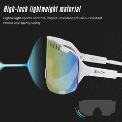 SCVCN Sports Men's Cycling Sunglasses Windproof Riding Eyewear