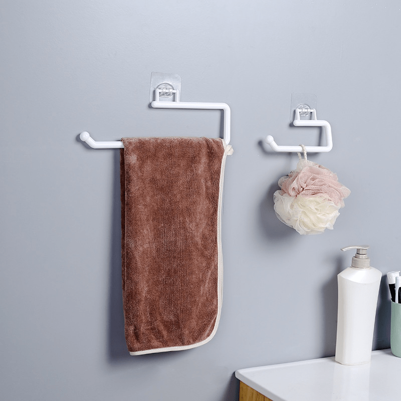 Bathroom Tissue Holder Towel Hanger Paper Roll Holder Rack