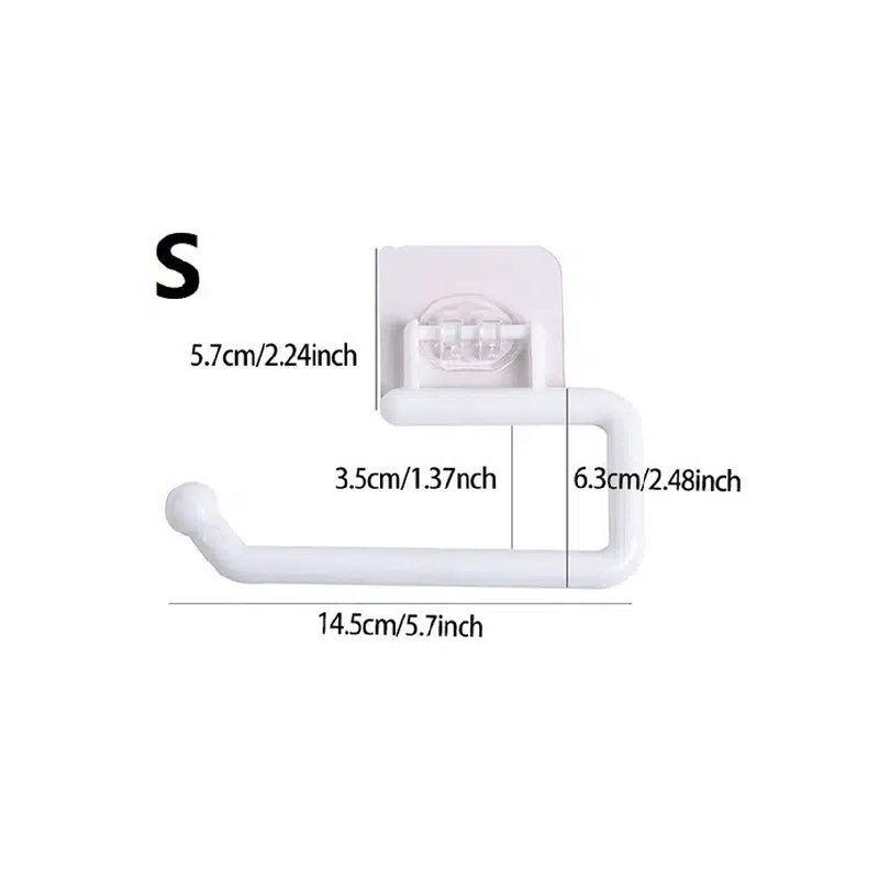 Bathroom Tissue Holder Towel Hanger Paper Roll Holder Rack