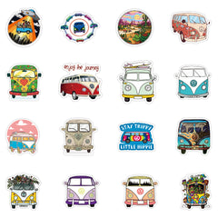 50PCS Waterproof Graffiti Stickers for Bikes Cars Laptops