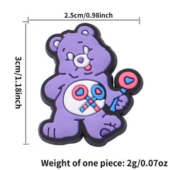 10pcs Garden Shoe Flower Slippers Shoe Buckles Decorative Holes Shoe Accessories