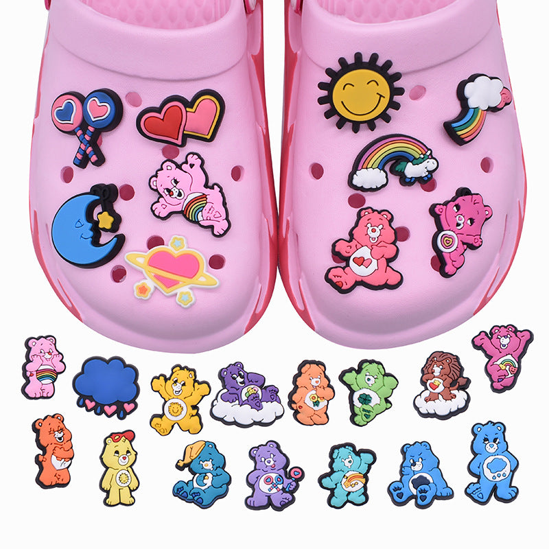 10pcs Garden Shoe Flower Slippers Shoe Buckles Decorative Holes Shoe Accessories