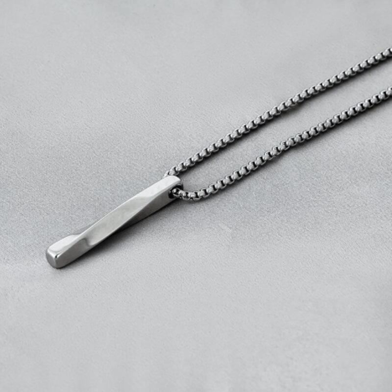 Geometric Spiral Necklace Personalized Pendant