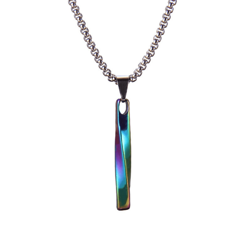 Geometric Spiral Necklace Personalized Pendant