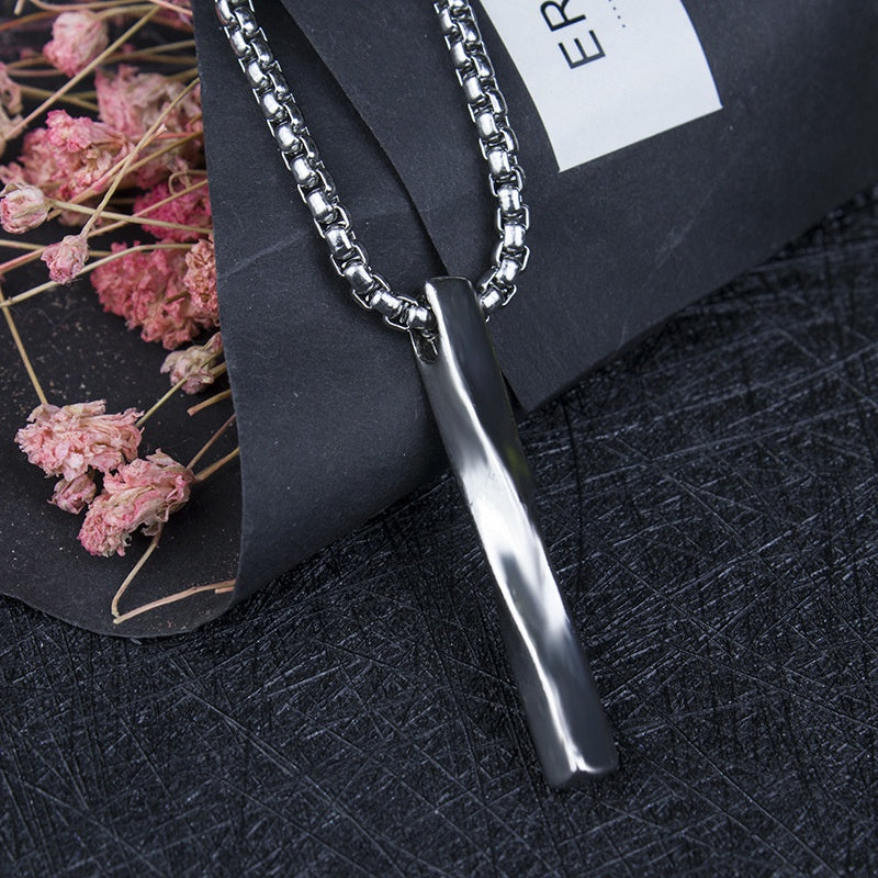 Geometric Spiral Necklace Personalized Pendant