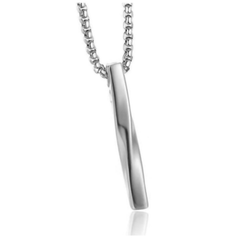 Geometric Spiral Necklace Personalized Pendant