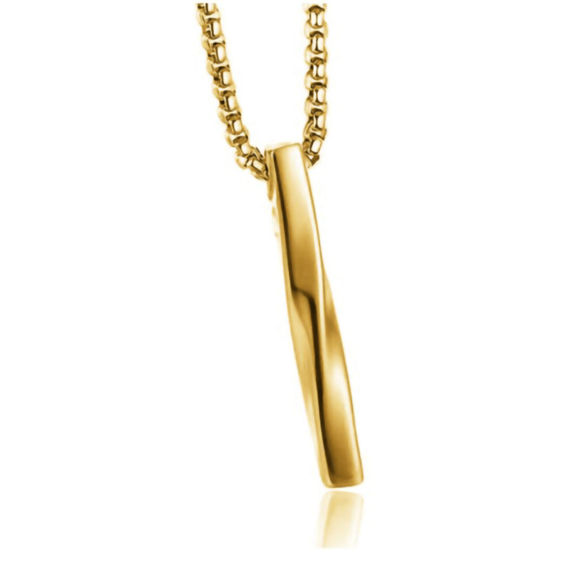 Geometric Spiral Necklace Personalized Pendant
