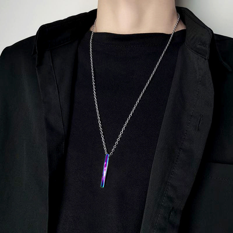 Geometric Spiral Necklace Personalized Pendant