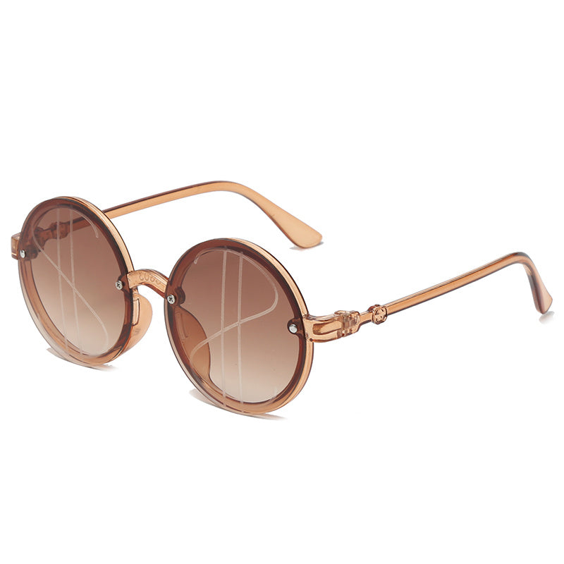 Y2K Round Sunglasses Lightweight Sun Protection