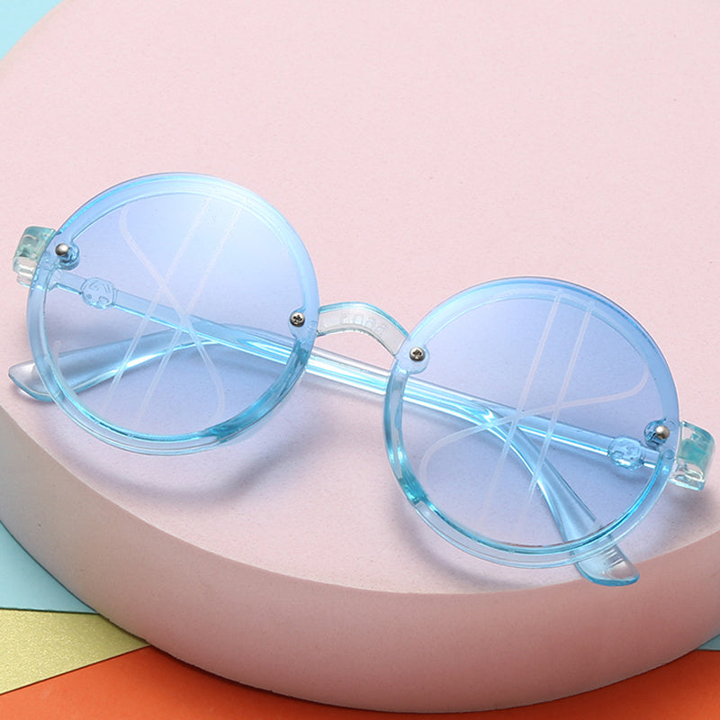 Y2K Round Sunglasses Lightweight Sun Protection