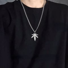 Leaf Hiphop Street Style Necklace Hip hop For Men And Women