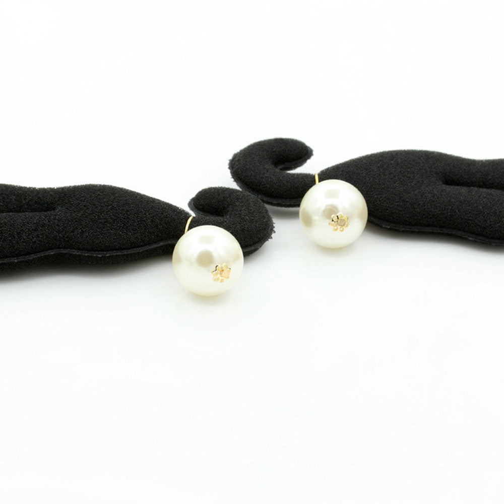 Faux Pearl Hair Bun Maker Styling Tool Solid Sponge Hair Accessory