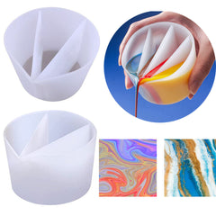 Silicone Epoxy Mix Pouring Cup For Paint Pouring DIY Mold