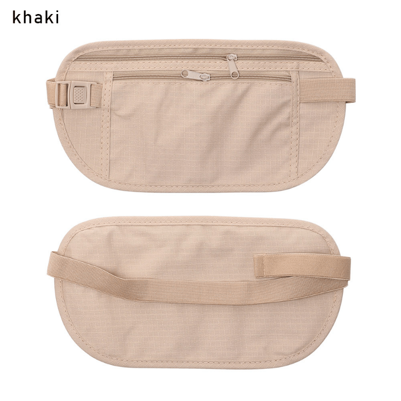 Cloth Waist Bag Travel Pouch Hidden Wallet Passport Money Waist Belt Bag