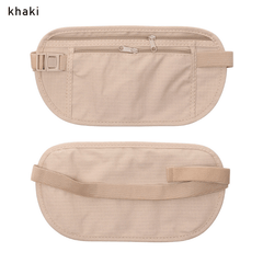 Cloth Waist Bag Travel Pouch Hidden Wallet Passport Money Waist Belt Bag