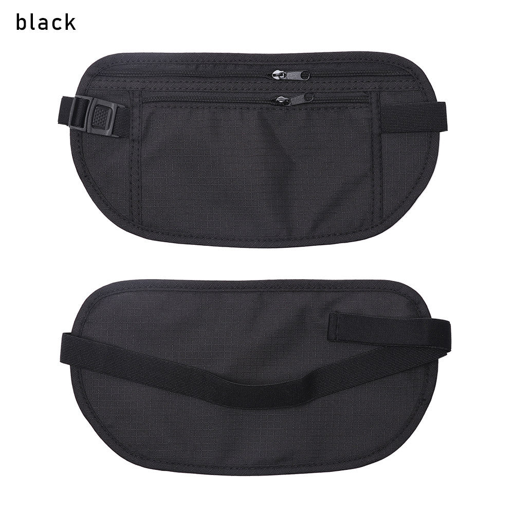 Cloth Waist Bag Travel Pouch Hidden Wallet Passport Money Waist Belt Bag