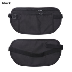 Cloth Waist Bag Travel Pouch Hidden Wallet Passport Money Waist Belt Bag