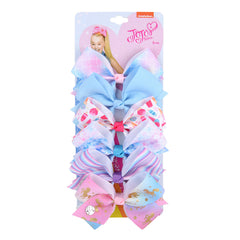 6 Kids Bow Hair Accessories Set