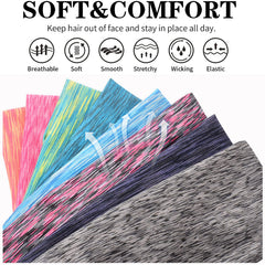 3pcs Multicolor Sports Headband for Fitness Yoga