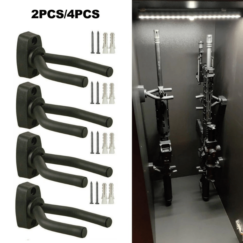 Gun Racks Wall Mount Storage Hanger Hook for Rifles Shotguns Pistol Bow Bat
