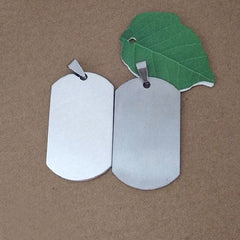 Stainless Steel Dog Tag Military Tag Necklace