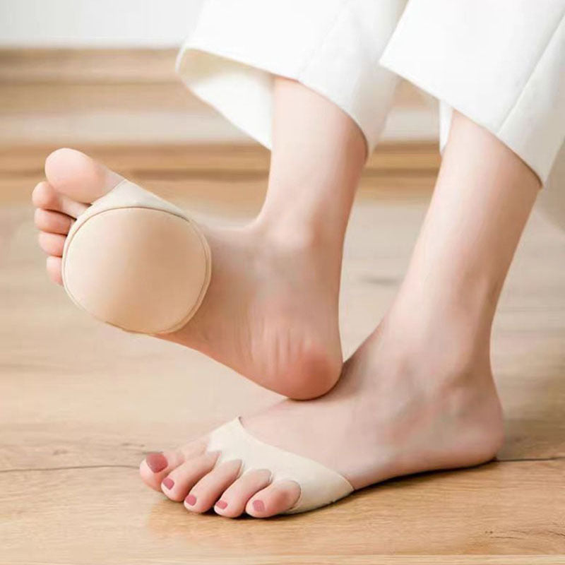 Women's Forefoot Cushion Pads - Invisible Socks Ball Of Foot Cushions