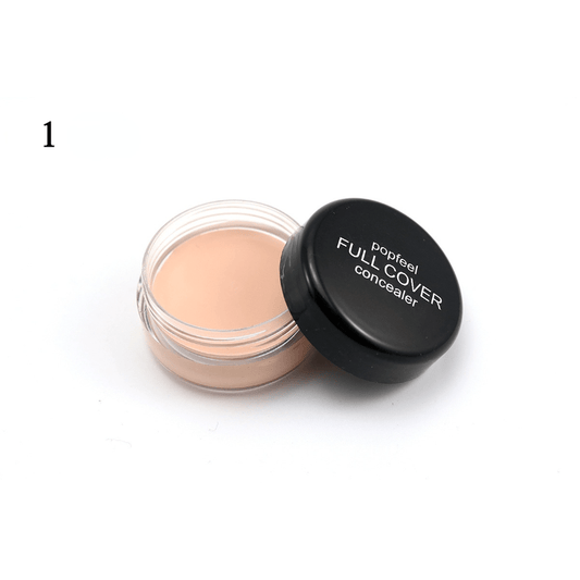 5 Colors Natural Concealer Cream Dark Circle Cover Waterproof Face Makeup