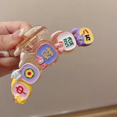 Girl Plastic Hair Claw Clip Strong Hold Grip Hair Jaw Clip