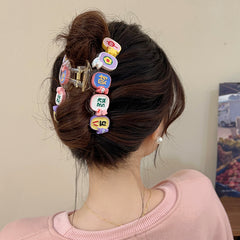 Girl Plastic Hair Claw Clip Strong Hold Grip Hair Jaw Clip