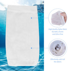 20pcs Pool Skimmer Socks Net Reusable Filter Screen Liner
