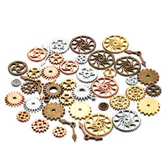50g Metal Gear Clock Jewelry UV Resin Epoxy Mold Fill