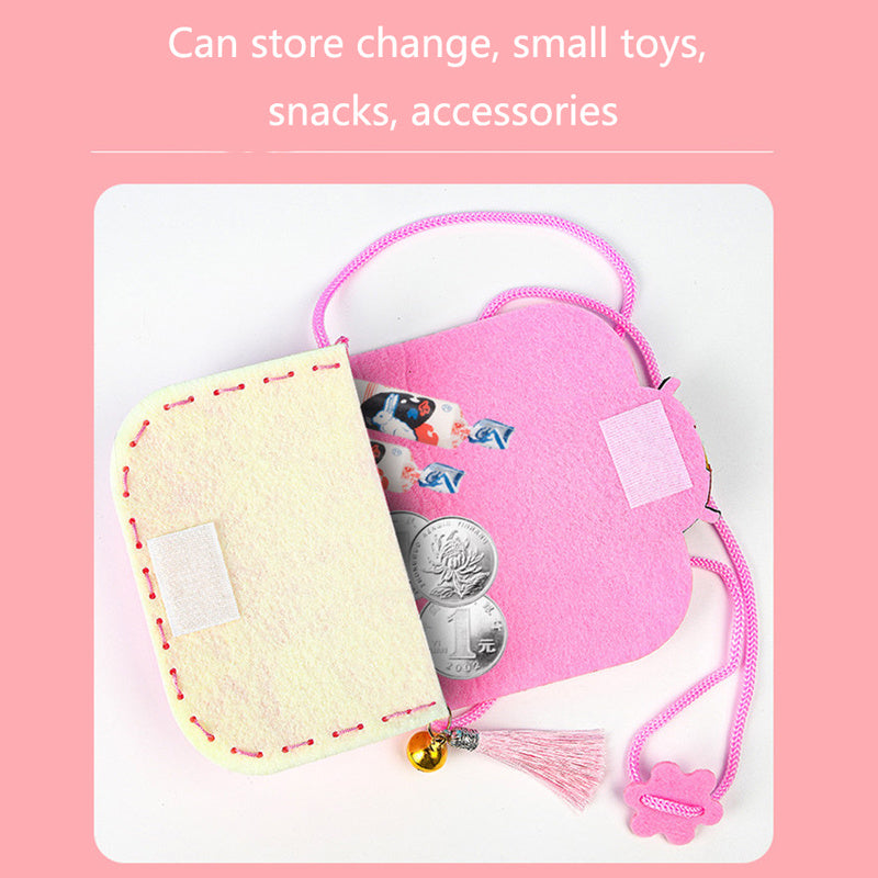 Children's DIY Felt Craft Kit Easter Rabbit Unicorn Toy Bag