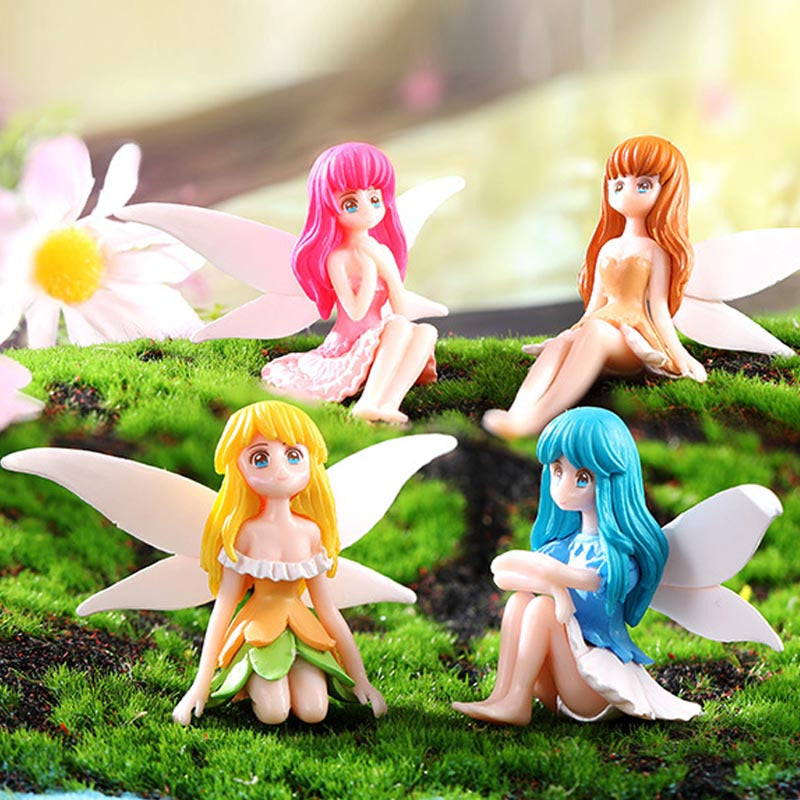 Beautiful Flower Fairy Ornaments for DIY Gardening & Cake Decoration