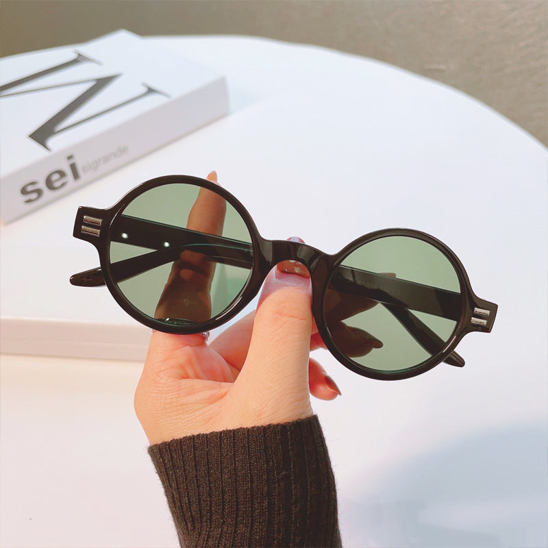 Round Frame Sunglasses For Men Women Steampunk Party Eyewear UV400